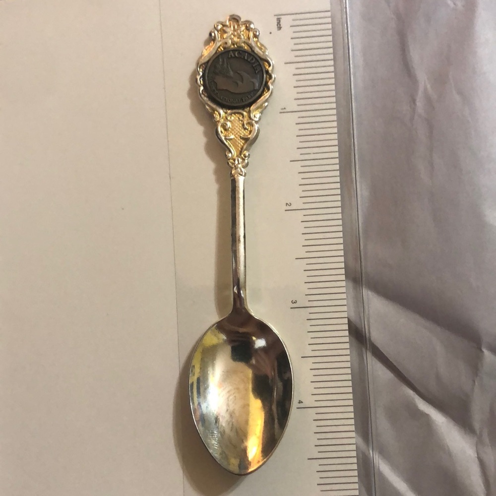 Silver plated Acadia National Park Maine spoon